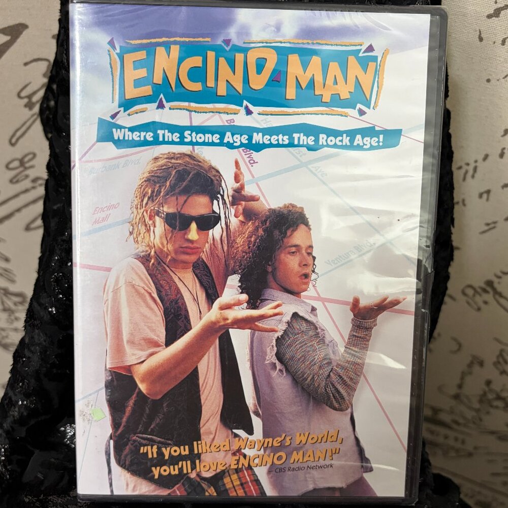 💜3/$12✨ ENCINO MAN 1992 - DVD Brand New Factory Sealed VINTAGE RETRO Movie